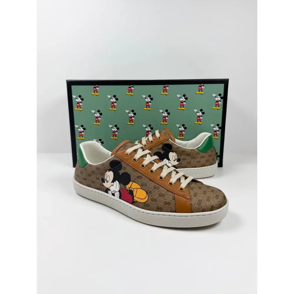 Size 8US - Gucci Ace x Disney Mickey NEW